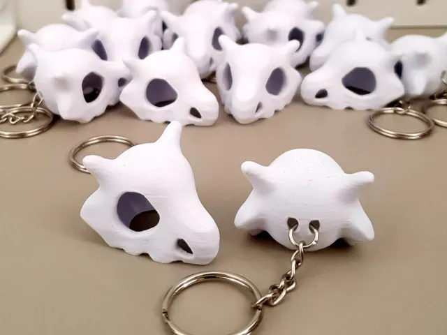 Cubone Şeklinde Anahtarlık - Pokemon Temalı