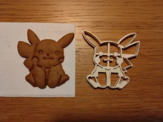 Pikachu Şekilli Kurabiye Kalıbı