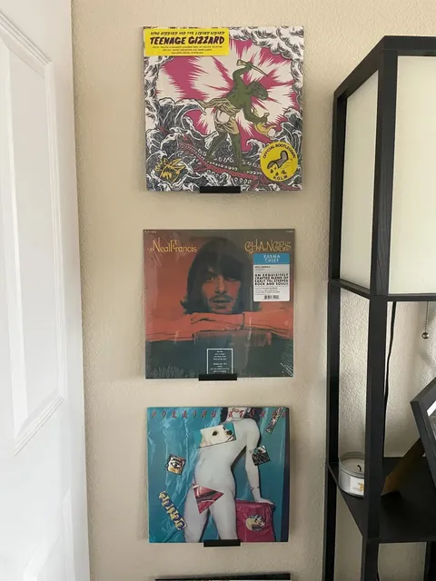 Duvar Tipi Plak Tutucu Askı – Dekoratif Vinyl Record Sergileme Aparatı