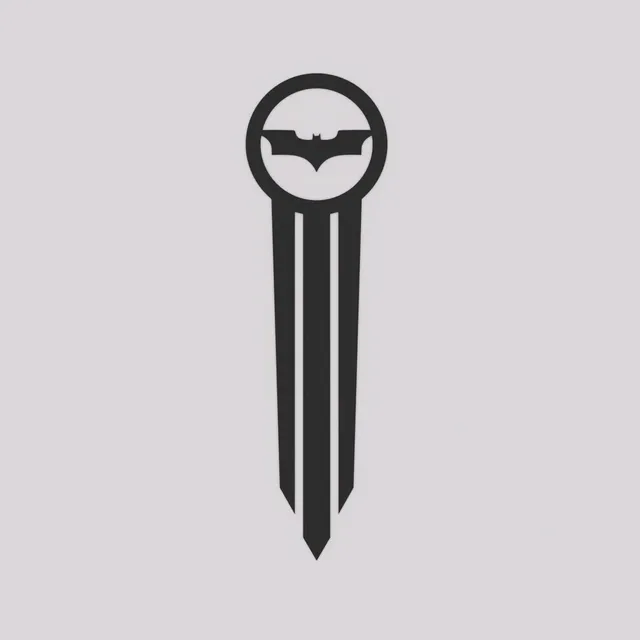 Batman Tasarımlı Kitap Ayracı – Dekoratif Okuma Aksesuarı