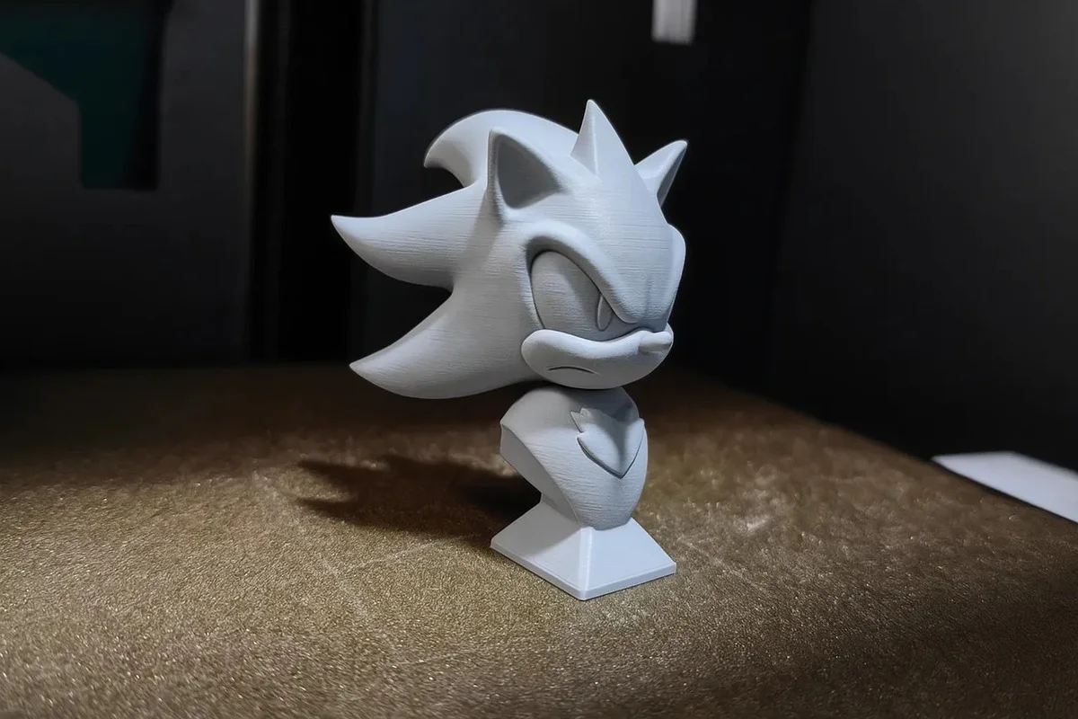 Shadow The Hedgehog Büst Figürü Dekoratif Koleksiyon ve Masaüstü Süs Eşyası