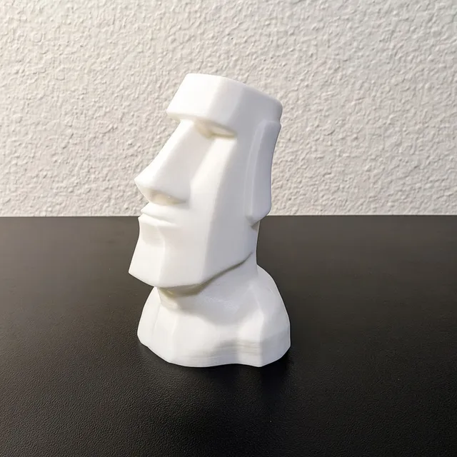 Minimalist Moai Biblo– Dekoratif Paskalya Adası Figürü