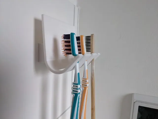 3’lü Diş Fırçası Duvar Askısı Banyo Düzenleyici Aparat