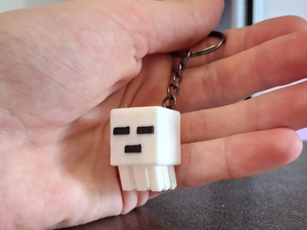 Minecraft Ghast Anahtarlık Oyuncu Hediyelik Aksesuar