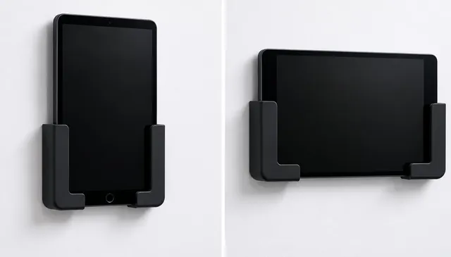 Tablet Duvar Standı Universal Tablet Tutucu Duvar Montaj Aparatı Yatay ve Dikey Kullanım