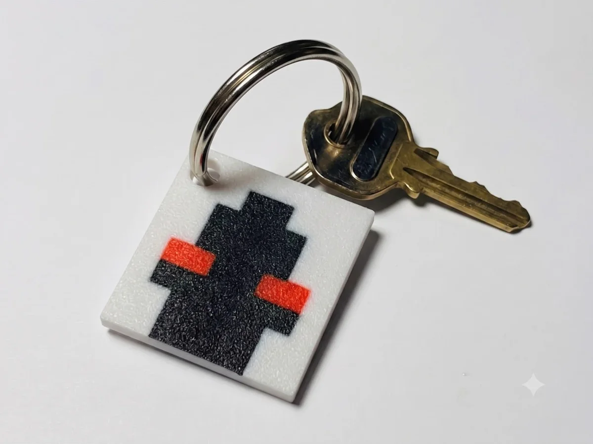 Minecraft Entity 303 Anahtarlık Oyun Temalı Dekoratif Aksesuar
