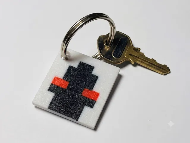Minecraft Entity 303 Anahtarlık Oyun Temalı Dekoratif Aksesuar