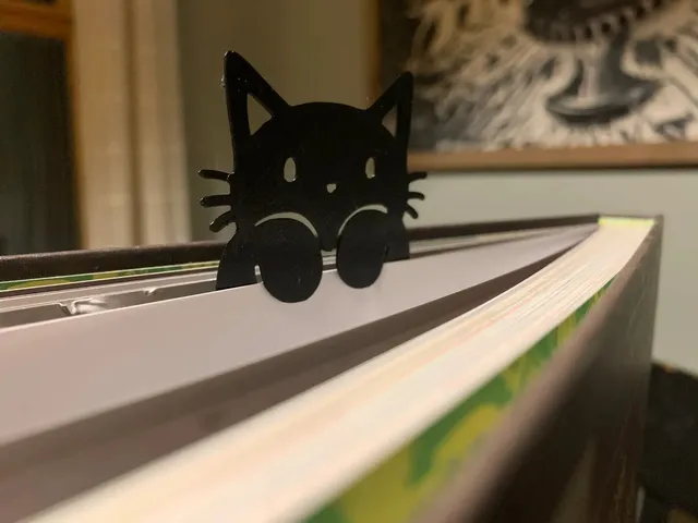 Sevimli Kedi Kitap Ayracı – Okuma Severler İçin Dekoratif Aksesuar