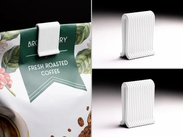 3'lü Paket Cips Poşeti Kapatma Klipsi Kahve Paketi Ağzı Kapatıcı Gıda Saklama Mandalı