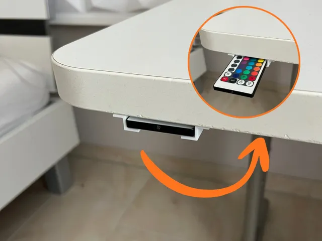 Masa Altı Uzaktan Kumanda Tutucu Organizer Aparat