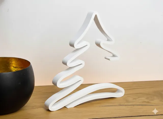 Minimalist Yılbaşı Çam Ağacı Dekoratif Masa Üstü Süs