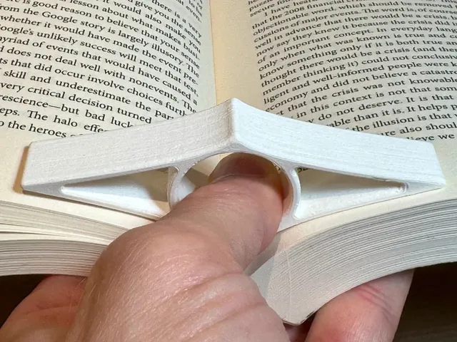 Kitap Okuma Sayfa Tutucu Aparat, Parmak Geçmeli Rahat Okuma Yardımcısı