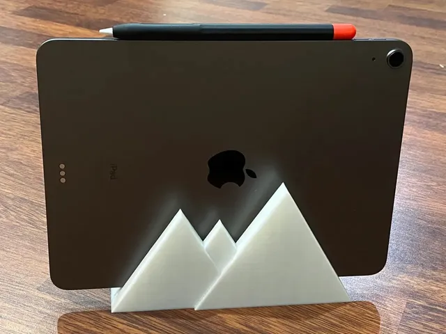 Dağ Silüeti Dekoratif Laptop ve Tablet Standı